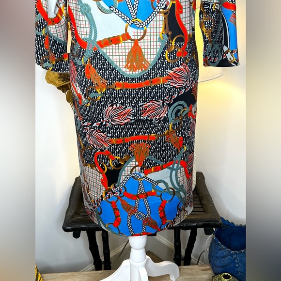 NWOT Gretchen Scott Jersey Bordertown Dress - Ditto Size Medium - Picture 9 of 12